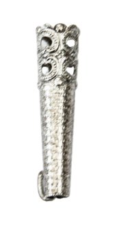 Hülse für Federn Hutschmuck  Anstecker